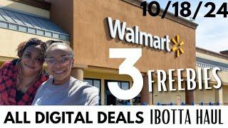 Walmart Deals 10/18/24: Walmart Ibotta Haul: Couponing At Walmart This Week: 3 FREEBIES