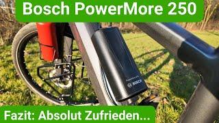 BOSCH PowerMore 250 Range Extender - Unser Fazit