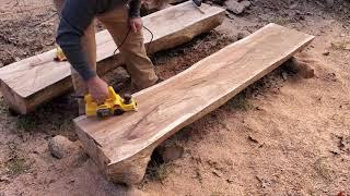 Milling wider boards using a chainsaw and power hand planer