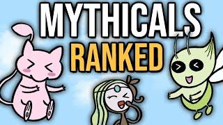 Ranking EVERY Mythical Pokemon Competitively.