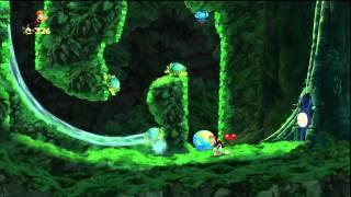 Rayman Origins -- Playthrough Part 1/12 -- Intro & Jibberish Jungle