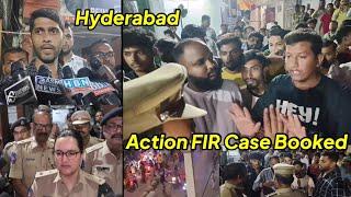 Mahol Kharab Karne Ki Koshish, Post ko Lekar Hyderabad Ke Rein Bazar Me Ehtejaj, Case Booked, News