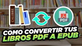 Como CONVERTIR LIBRO PDF A MOBI, EPUB o al formato que sea CAMBIA LA PORTADA DEL LIBRO