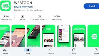 How To Install WebToon App's | How To Download WebToon App's |