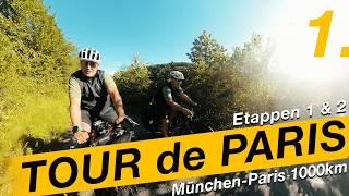 1000km Bikepacking München Paris (1) - Gravel Tour de Paris