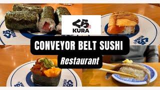 Japanese Conveyor Belt Sushi restaurant || Kurasushi