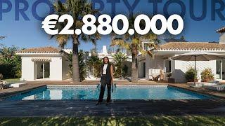 €2.88M | Cozy Beachside Villa in Marbesa, Marbella East | Drumelia Real Estate