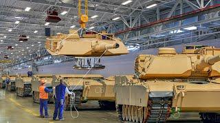 In der Fabrik wird der gewaltige M1 Abrams der US-Armee wieder aufgebaut