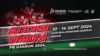 Menuju Audisi Umum PB Djarum 2024