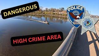 Magnet Fishing Dangerous Neighborhood In Rockford Illinois #magnetfishing #rockford #crime