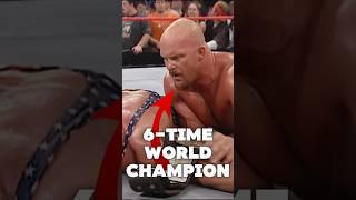 Steve Austin's EVERY WORLD TITLE WIN #wwe #wrestling #shorts
