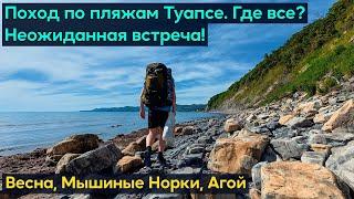 Поход с палаткой по пляжам Туапсе. Весна, Мышиные Норки, Агой. Новая снаряга и планы, что дальше?