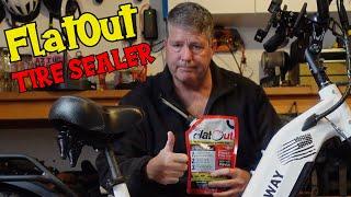 Installing Flatout Tire Sealant on Your Fat Tire Electric Bike