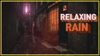 Calming Night Rain in alley -10 Hours Relaxation and Sleep | Studying, Sleeping