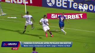 Matheus Firmino é expulso após gesto na orelha de Nestor - Esportes