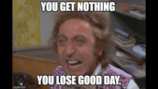 Willy Wonka gets fed up with Grandpa Joe