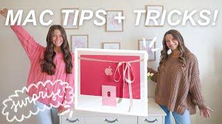 SURPRISING MY SISTER WITH A PINK iMAC! new Mac owner tips, tutorials, + features you NEED to know