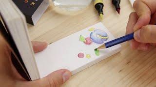 How to color your Molecularis with W&N Watercolour Markers