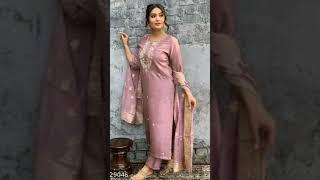 Women's Latest Silk Kurta Pant Set with Dupatta set/B.N.Fashion