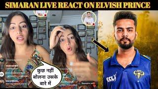 MTV Roadies Simran Behl Elvish Yadav Gang Mamber Live Reaction On PRINCE Narula Elvish Army