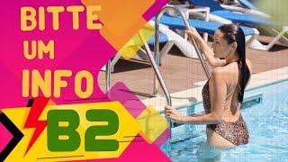 Bitte um Info "Schwimmbad" Schreiben für telc Deutsch B2 mit Elena Wermuth