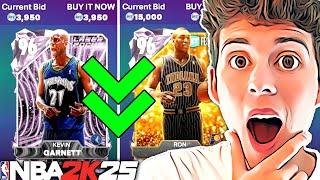 HOW TO TAKE ADVANTAGE OF THE BIGGEST AUCTION HOUSE MARKET CRASH OF THE YEAR IN NBA 2K25 MyTEAM!