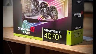 「黑貓」MSI TRIO RTX 4070 Ti 顯示卡開箱 + 遊戲實測 + 對比上代 3070Ti/2070S