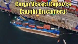 Cargo Vessel Capsizes With Crew Caught On Camera | Boating News of the Week | Broncos Guru