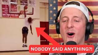 He put on a wig for Women's basketball tryouts & you can guess what happened...