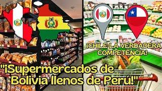  Bolivia se llena de productos PERUANOS, pero los precios en supermercados SUPERAN a CHILE 