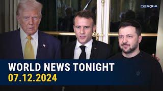 Trump meets Zelenskyy and Macron in Paris | World News Tonight