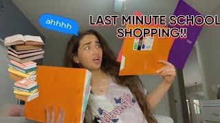 LAST MINUTE SCHOOL SHOPPING... (VLOG WITH BROTHER)