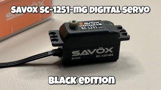 Savox SC-1251 MG - Digital Low Profile Servo (Black Edition) RC Servo - Unboxing