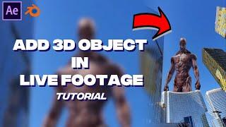 Add 3D Characters to Live Footage | Blender Tutorial