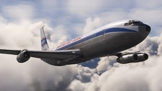 Livestream first look at the Aeroplane Heaven Boeing 707-320C in Microsoft Flight Simulator