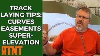Model Railroad Track Laying Tips  Curves Easements and Superelevation