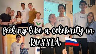 INDIAN TEACHES DANCE TO RUSSIANS  || KABARDINO BALKARIA STATE UNIVERSITY