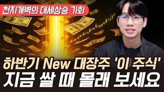 "싸도 너무 싸요" 하반기 새로운 대장주 '이 주식' 지금 쌀 때  (하반기 주식, 저평가 주식)