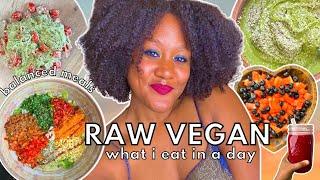 RAW VEGAN WHAT I EAT IN A DAY + FITNESS ROUTINE