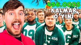 Kalmar O'yini hayotda 456 000$ uchun   @MrBeast O'zbekchada