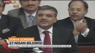 27 Nisan Bildirisi / E-Muhtıra - O Gün Neler Yaşandı? - Dünya Gündemi - TRT Avaz