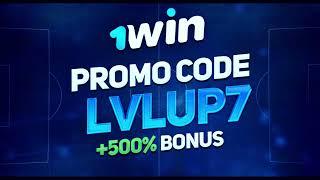 1WIN PROMO CODE: LVLUP7 - 500% + CASHBACK Bonus on 1win