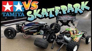 Tamiya RC Cars Vs Skatepark Bash! (YOU ALL MADE ME DO IT!)