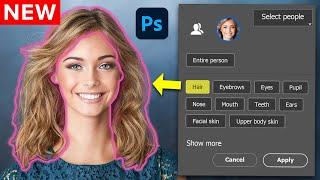 New in Photoshop: 1-Click Auto-Select for Faces, Clothing & More!