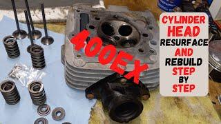 400ex ATV Build Cylinder Head new valves, springs and resurfacing