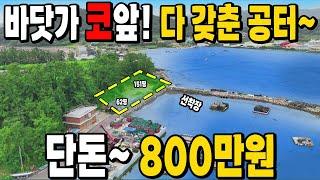 [속보]바닷가 끝없는 추락! A급 토지가 쏟아집니다. 주택 캠핑, 글램핑, 주택 추천~