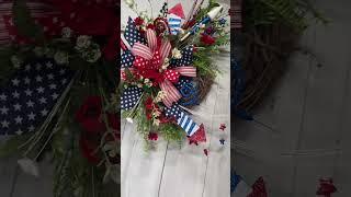 USA Blast Off Wreath Kit | DIY Patriotic Wreath for 4th of July