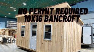 Our newest model 10x16 Bancroft Bunkie