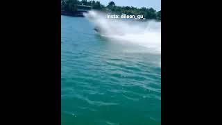 Eileen Gu surfing on Miami Beach | 谷爱凌在迈阿密海滩冲浪 insta: eileen_gu_ #eileengu #谷爱凌 #surfing #miamibeach
