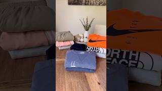 Folding clothes #clothes #folding #bedroom